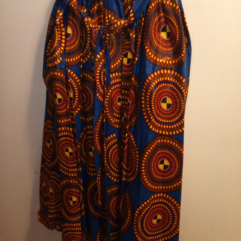 Ethnic Print Maxi Skirt
